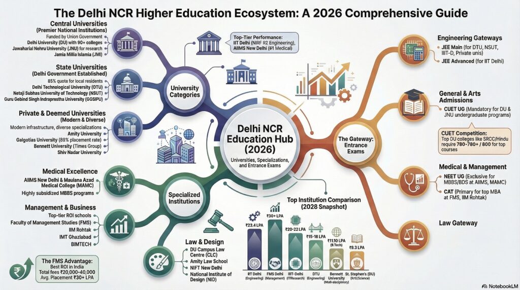 educational landscape of the Delhi NCR region